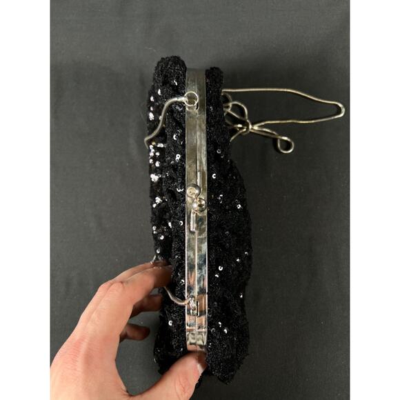 BELLE BADGLEY MISCHKA Women Evening Handbags Beads Clutches Purses Accessories - Picture 4 of 8